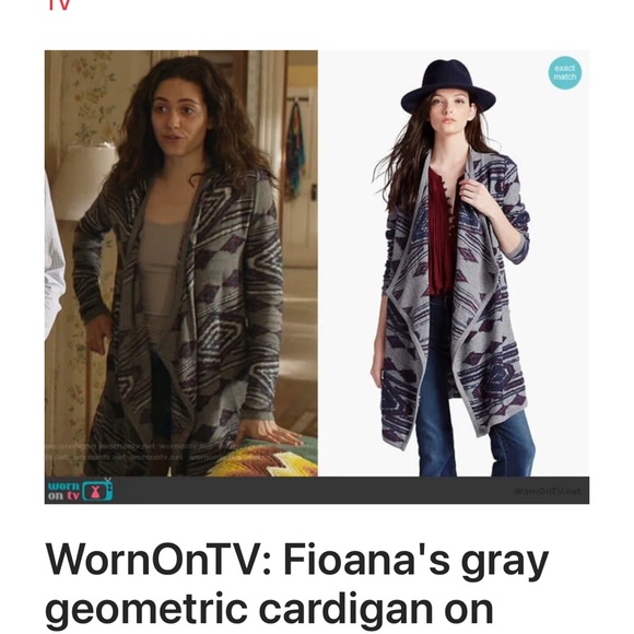 Lucky Brand Southwestern Grey Multi Aztec Tribal Open Long Duster Cardigan - Picture 5 of 10